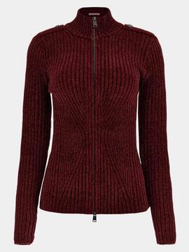 CHAQUETA KEILY ZIPPED SWEATER BURGUNDY ROSE