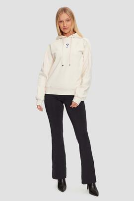 SUDADERA HOOD ROSES TRIANGLE SWEATSHIRT CREAM WHITE