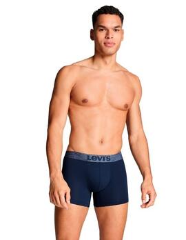 BOXER LEVI'S MEN MELANGE WB BOXER BRIEF 2P CHOCOLATE TRUFFLE