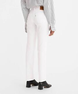 PANTALÓN VAQUERO 724™ RECTO DE TIRO ALTO WESTERN WHITE