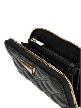 CARTERA GIULLY SLG MEDIUM ZIP AROUND BLACK