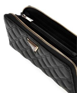 CARTERA GIULLY SLG LARGE ZIP AROUND BLACK