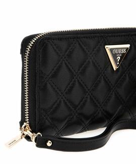 CARTERA GIULLY SLG LARGE ZIP AROUND BLACK