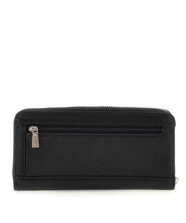 CARTERA LAUREL SLG LARGE ZIP AROUND NEGRA