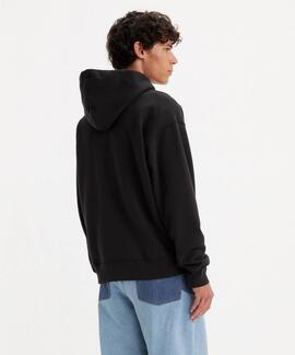 SUDADERA CON CAPUCHA LEVI'S® SKATE™ RELAXED FIT NEGRA