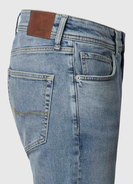 PANTALÓN VAQUERO TAPERED JEANS STANLEY NC5 DENIM AZUL