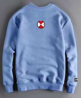 SUDADERA HOMBRE LASAL CHARLOTTE AZUL DESGASTADO