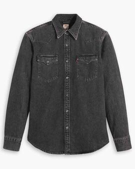 CAMISA VAQUERA LEVI'S® BARSTOW WESTERN BLACK WASHED