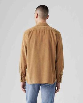 SOBRECAMISA JACKSON WORKER RELAXED FIT PANA CAMEL