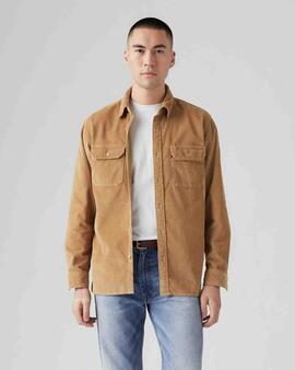 SOBRECAMISA JACKSON WORKER RELAXED FIT PANA CAMEL