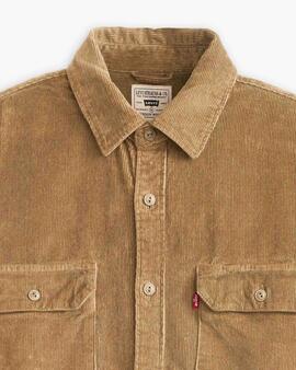 SOBRECAMISA JACKSON WORKER RELAXED FIT PANA CAMEL