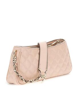 BOLSO DE HOMBRO GUILLY PESPUNTEADO ROSA NUDE