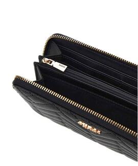 CARTERA ANNING SLG LARGE ZIP AROUND NEGRA