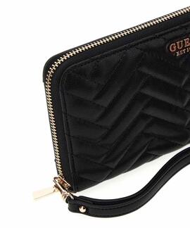 CARTERA ANNING SLG LARGE ZIP AROUND NEGRA