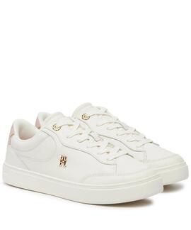 ZAPATILLAS ESSENTIAL CHIC COURT SNEAKER BLANCO Y ROSA