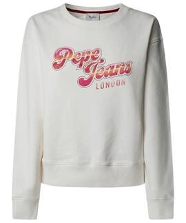 SUDADERA ROSA 808 MOUSSE WHITE