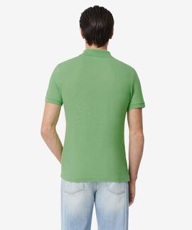 POLO LACOSTE SLIM FIT TFF VERDE LIMA