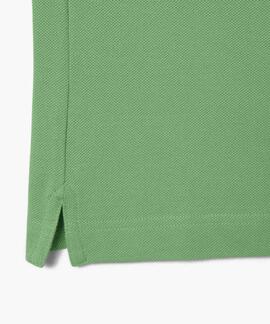 POLO LACOSTE SLIM FIT TFF VERDE LIMA