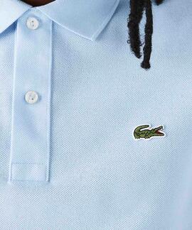 POLO LACOSTE SLIM FIT T01 CELESTE