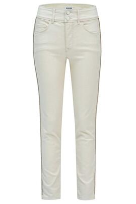 PANTALÓN VAQUERO SECRET PUSH IN CROPPED SKINNY CRUDO