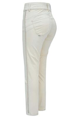 PANTALÓN VAQUERO SECRET PUSH IN CROPPED SKINNY CRUDO