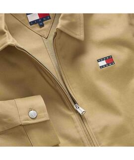 CHAQUETA CON CREMALLERA Y LOGO CAMEL