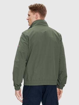 CAZADORA BOMBER ESSENTIAL CASUAL REGULAR FIT VERDE CAQUI