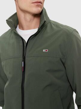 CAZADORA BOMBER ESSENTIAL CASUAL REGULAR FIT VERDE CAQUI