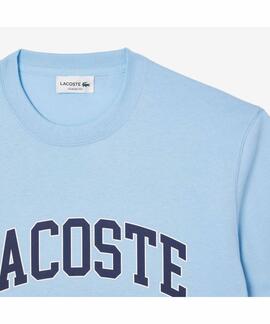 CAMISETA LACOSTE SPORTWEAR REGULAR FIT CELESTE