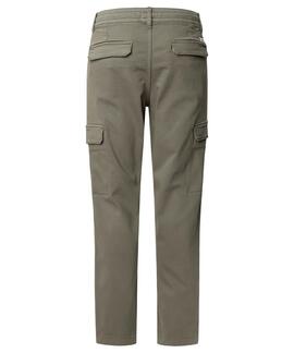 PANTALÓN GYMDIGO CARGO SLIM FIT 728 STONE GREEN