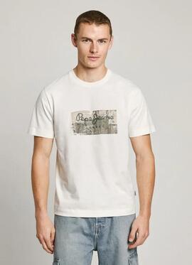 CAMISETA DALTER REGULAR FIT 803 OFF WHITE