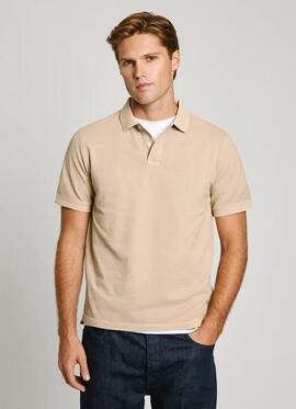 POLO PIQUÉ NEW OLIVER SLIM FIT 833 LIGHT BEIGE