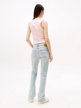 PANTALÓN VAQUERO MADDIE MID RISE BOOTCUT BI5115 BLEACH