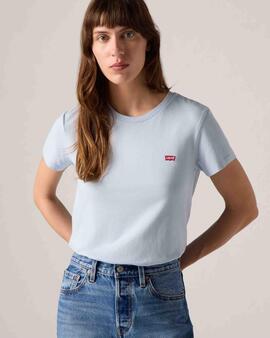 CAMISETA LEVI'S® PERFECT TEE CELESTE