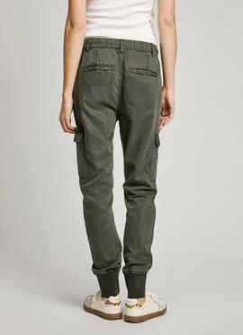 PANTALÓN BOLSO CARGO NEW CRUSADE SLIM JOGGER 768 DARK OLIVE