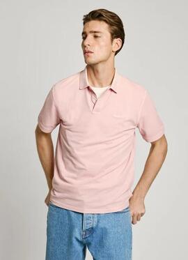 POLO PIQUÉ NEW OLIVER SLIM FIT 323 ASH ROSE PINK