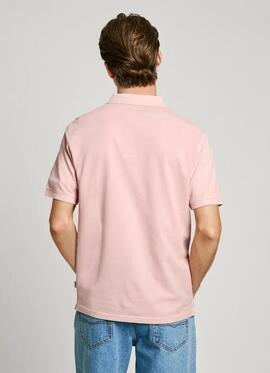 POLO PIQUÉ NEW OLIVER SLIM FIT 323 ASH ROSE PINK