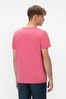 CAMISETA EL MAR TODO LO-CURA ROSA CHICLE