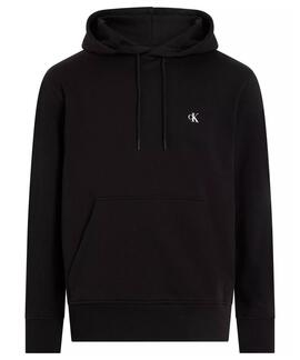 SUDADERA CON CAPUCHA CK LOGO GRÁFICO EN LA ESPALDA NEGRA