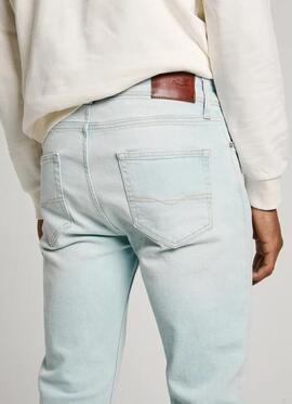 PANTALÓN VAQUERO SKINNY JEANS FINSBURY PG3 DENIM BLEACH