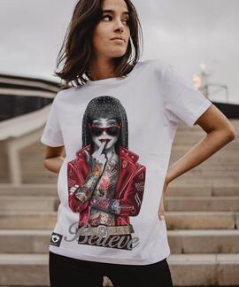 CAMISETA UNISEX CHER BELIVE BLANCA