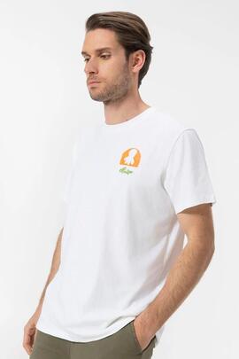 CAMISETA ESTAMPADO DESIERTO BLANCO PURO