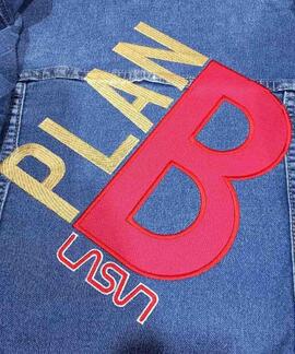 CAZADORA LARGA MUJER LASAL PLAN B DENIM AZUL