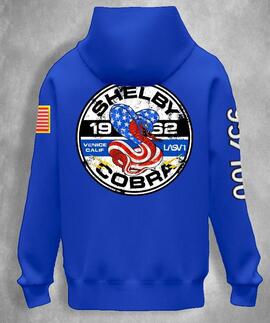 SUDADERA HOMBRE LASAL SHELBY AZUL ROYAL