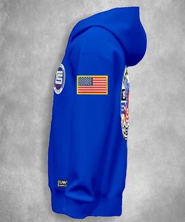 SUDADERA HOMBRE LASAL SHELBY AZUL ROYAL