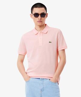 POLO LACOSTE SLIM FIT T03 ROSA CLARO