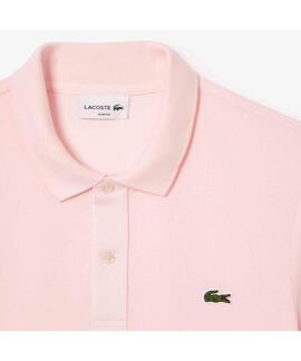 POLO LACOSTE SLIM FIT T03 ROSA CLARO