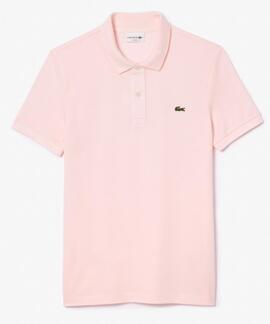 POLO LACOSTE SLIM FIT T03 ROSA CLARO