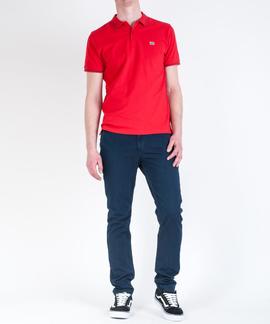 PIQUE POLO REGULAR FIT BRIGHT RED